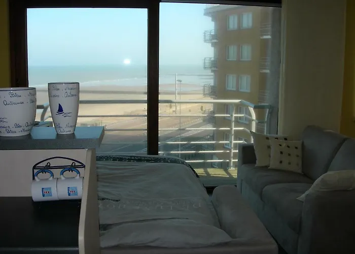 Appartement 'de Strandwandeling' With Frontal Sea View Near